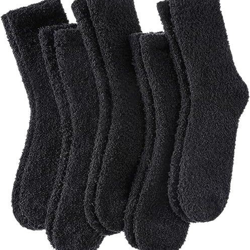 Cross-Border Solid Color Coral Velvet Socks Mid-Calf Socks Autumn and Winter Warm Home Floor Socks Women's Thickeneded Towel Slippers Socks