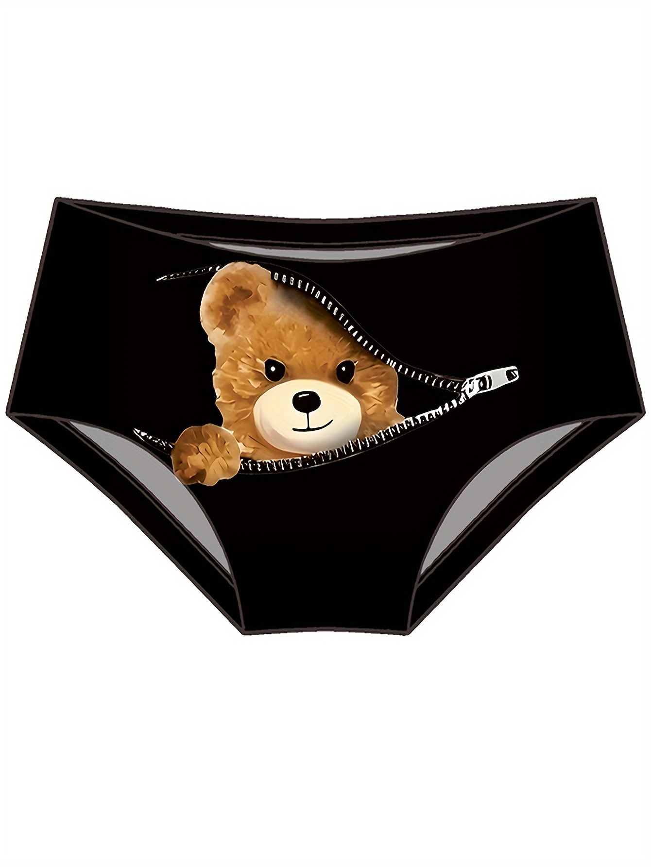[Cartoon Bear Print] Triangle Underwear for Women