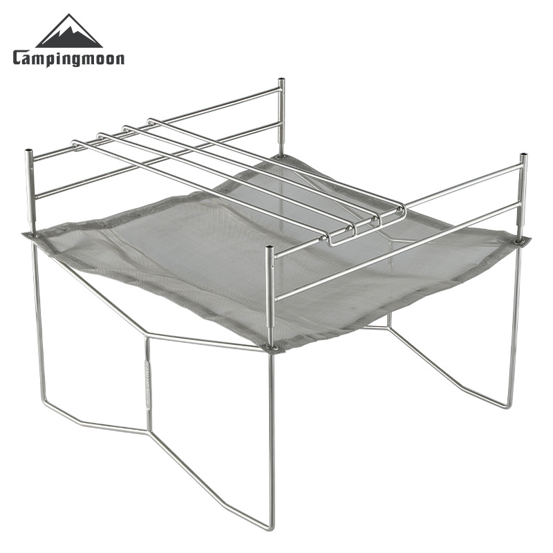 Coleman SOLO-303 большая складная стальная огневая столешница с сумкой для хранения и решеткой для барбекю