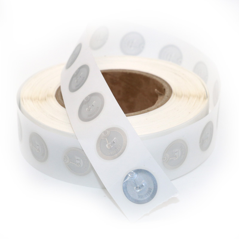 IC replicable card CUID sticker NFC card wet Inlay flexible adhesive sticker RFID high frequency electronic tag 25mm