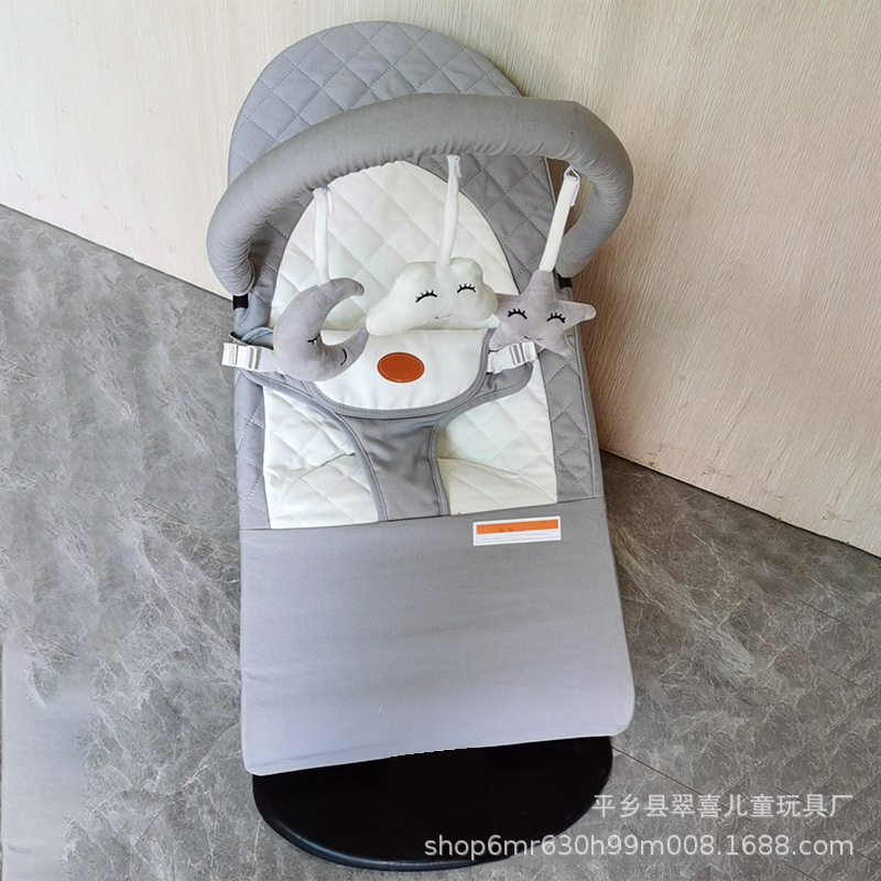 Cross-Border Baby Rocking Chair Newborn Baby Can Sit and Lie down Baby Rocking Chair Factory Direct Supply Can Swing and Portable