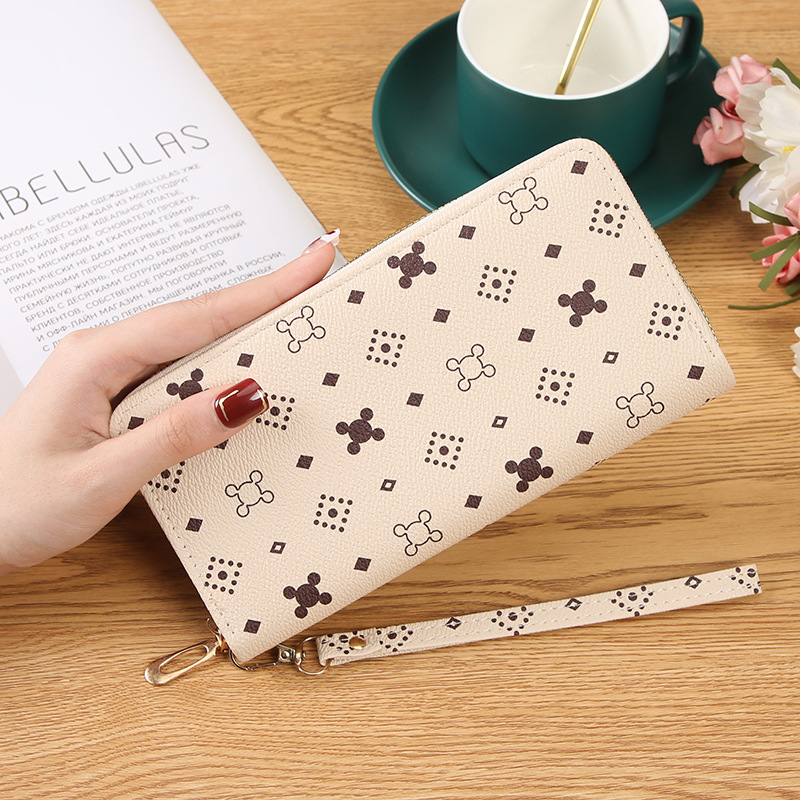 Source Factory 2025 New Women's Wallet Long Multi-Card Slot Coin Purse Wallet Zipper Clutch Mobile Phone Bag