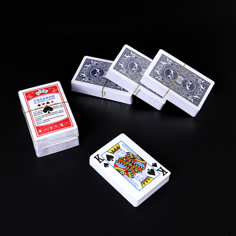 in stock Playing Cards Thickened and Hard to Play Not Bad Home Cards Mahjong Landlord Chess and Cards Room Special Chips Cards
