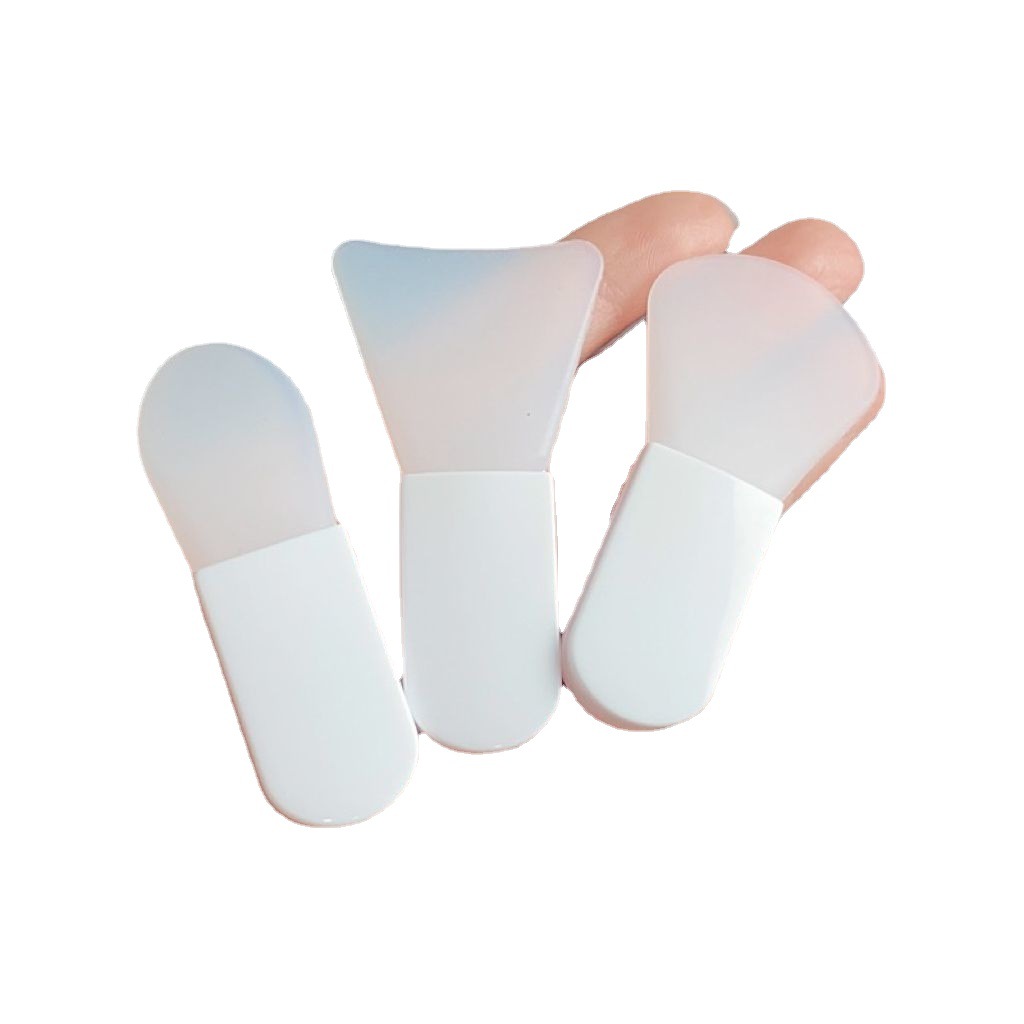 Silicone Mask Brush New Mini Short Handle Mud Mask Smear Makeup Brush Facial Beauty Tools Cross-Border Wholesale