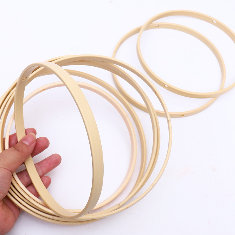 Бамбуковое внутреннее кольцо свадебный комплект украшения веер ловец снов бамбуковое кольцо бамбуковые ремесленные аксессуары веера бамбуковый фонарь