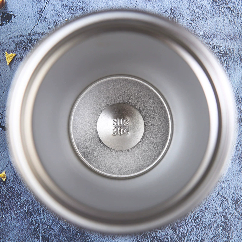 Cross-border simple new stainless steel coffee cup double-layer vacuum vacuum thermos cup car portable gift water cup