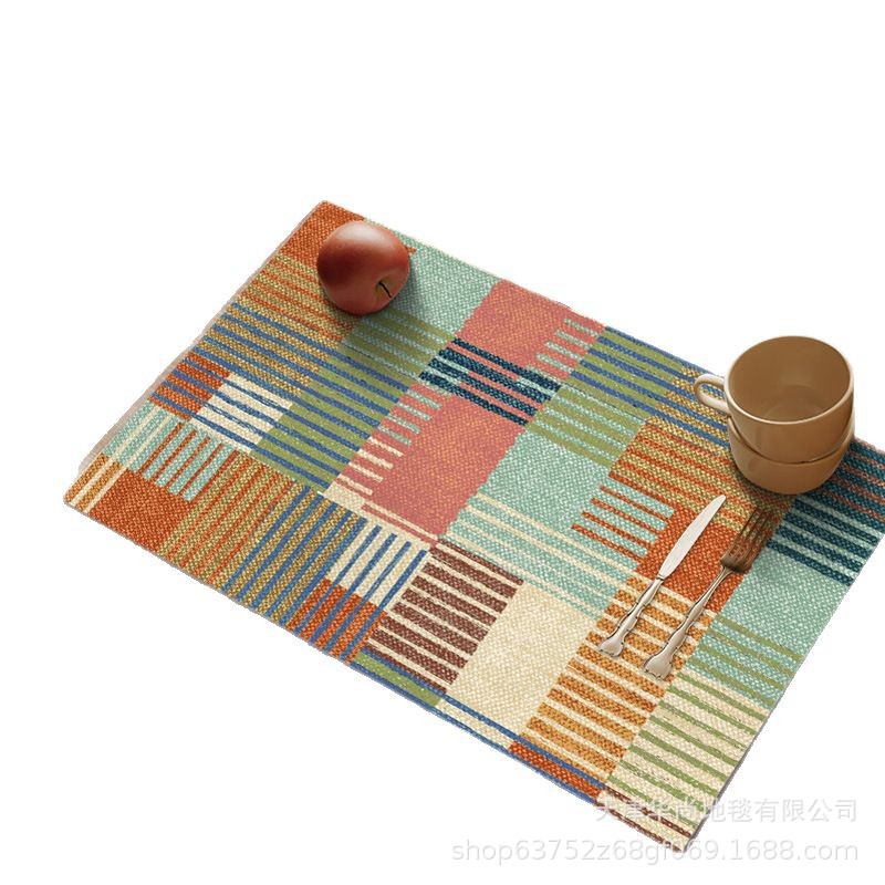 American Style Vintage Diatom Mud Advanced Drying Mat Kitchen Countertop Protective Mat Water Absorbent Dining Mat Dining Mat Coffee Mat
