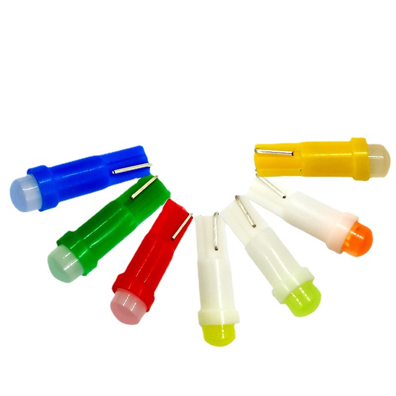 T5-Astigmatism-1Smd Led Car Instrument Light Indicator Light License Plate Light Gear Headlight Rearview Mirror Light