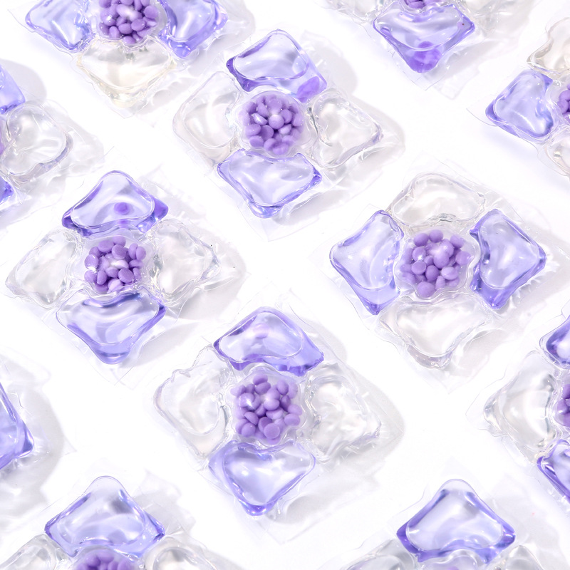 Five-cavity laundry beads stay fragrant beads supple deep cleaning lasting fragrant concentrated decontamination laundry ball wholesale manufacturers