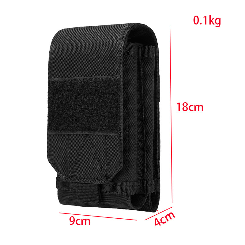 Zhongyi New Outdoor Tactical Military Fan Double Layer Mobile Phone Bag Charging Treasure Mobile Phone Change Sundry Storage Bag