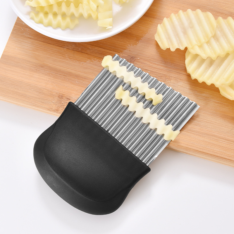 Amazon Stainless Steel Wave Knives Potato Cutting Kitchen Cutter Wolff Potato Knives Kitchen Tools French Fries Knife
