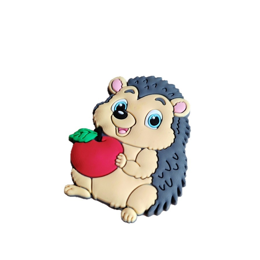 Professionally Customized Pvc Soft Glue Creative Cartoon Cute Refrigerator Stickers and Clothing Stickers