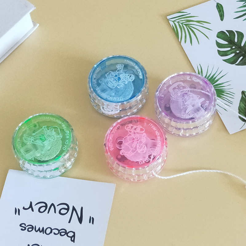 Stall wholesale glowing yo-yo pull line yo-yo youyou ball pull line yo-yo educational toys for children