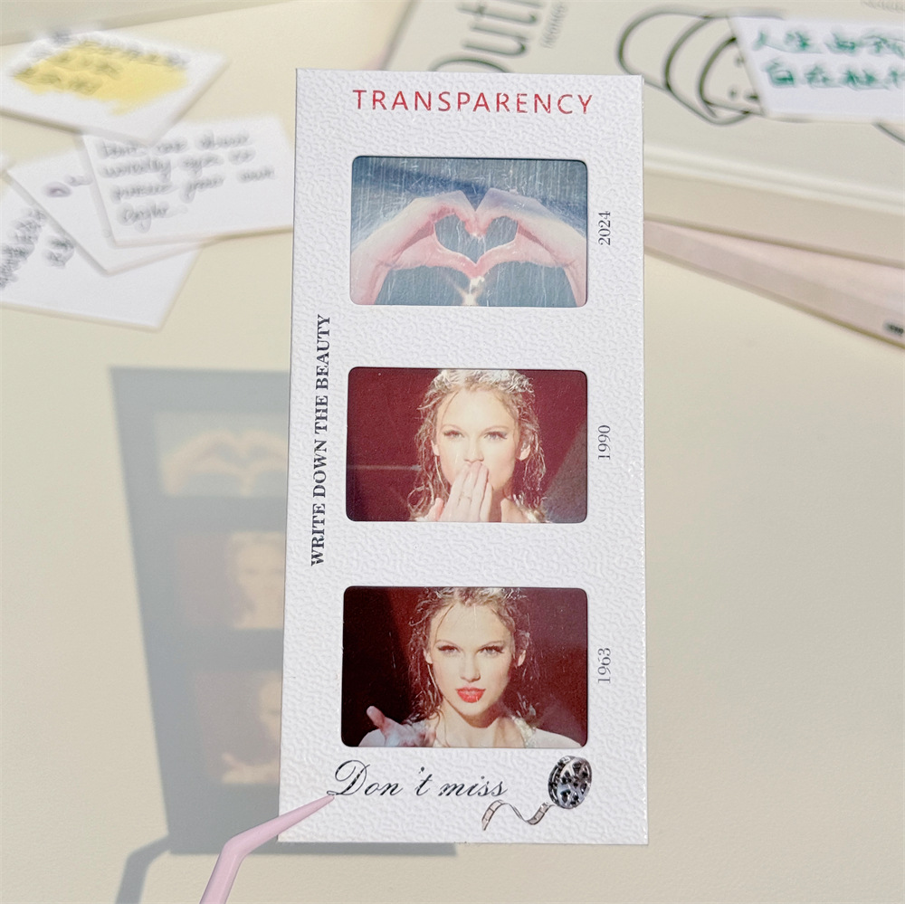 Triple Ins Bookmark Film Kodak Empty Clip Paper Film Frame Retro Reverse Film Slide Gift Gift Idea