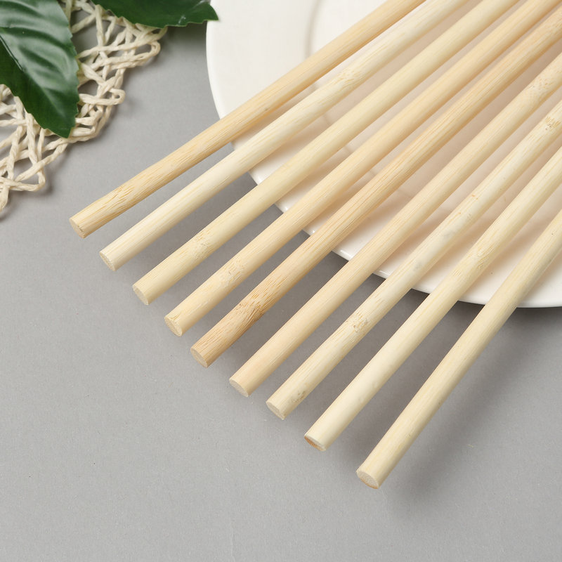 Customized 5mm Bamboo Stick Round Stick Joystick Bamboo Stick Crafts Handmade DIY Assembled Flagpole Flower Arrangement Support Rod Bamboo Stick
