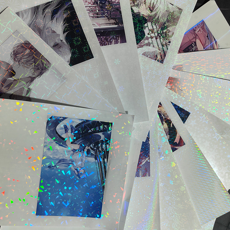 Корейские наклейки из бумаги Ins индивидуальные знаменитости Гука мобильный телефон фото полароидная лазерная пленка, бумага с блестками индивидуальная настройка