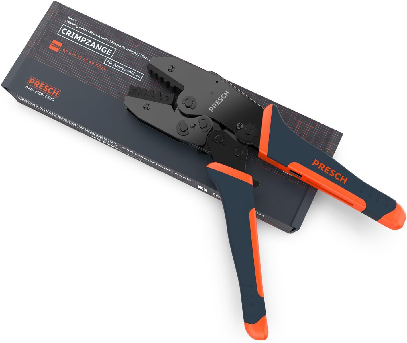 Presch Crimpzange Aderendhülsen Zange - Profi Presszange F