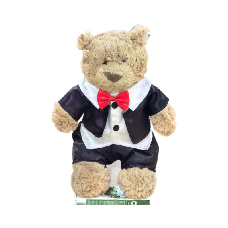 Clothing only) 26CM Barcelona Bear Clothing Plush Toy Clothes Teddy Bear Strap Pants Doll Dress