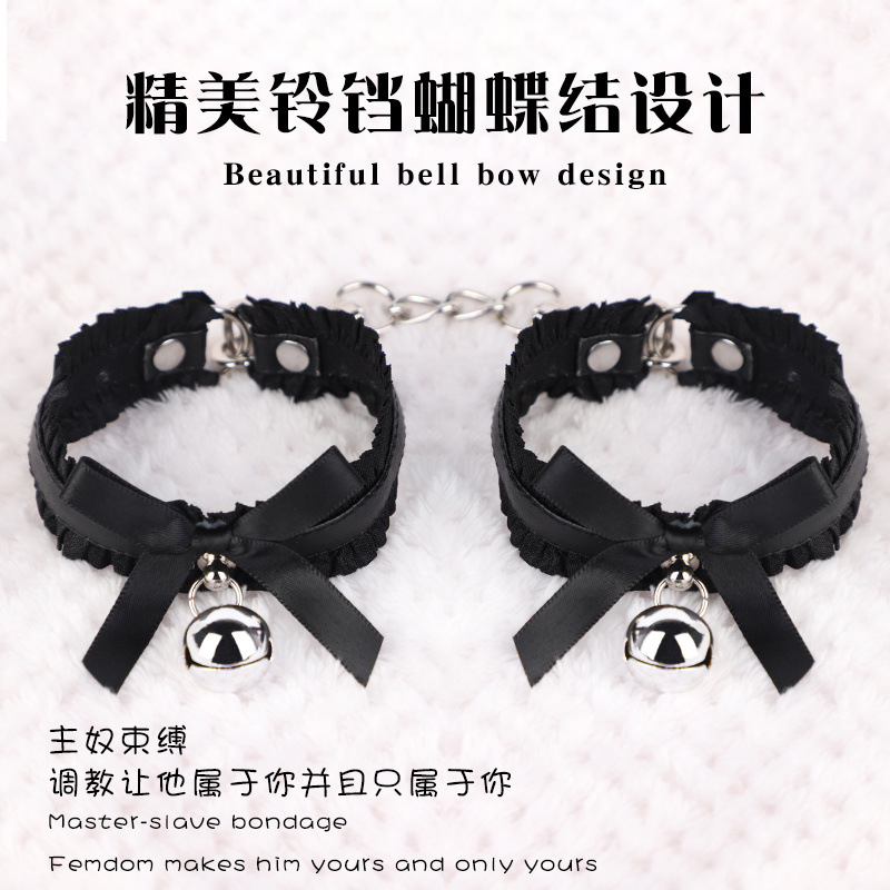 New Style Training Lace Set, Handcuffs, Collar, Sexy and Cute Adult Products