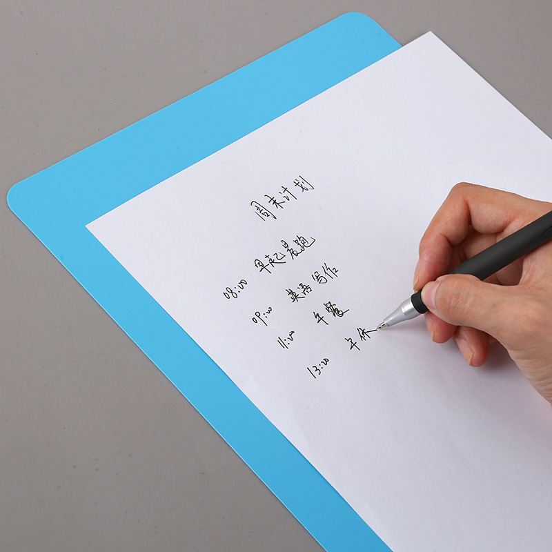 Письменный блокнот для экзаменов студентов синий ПП материал матовый гладкий двухсторонний блокнот