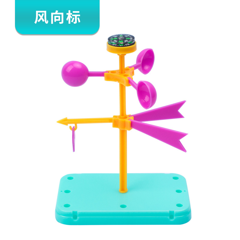 Ветерок анемометр учебные пособия ручная работа DIY сборка технологии производства материалы для экспериментов для детей начальной школы