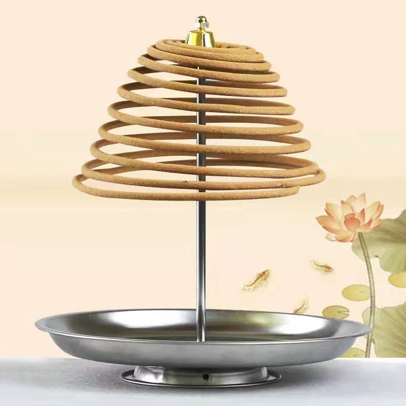 Factory direct retractable stainless steel incense tray sandalwood incense Bracket Holder sandalwood Holder