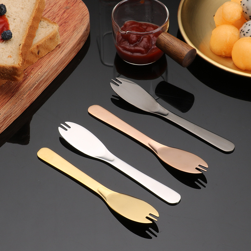 Западный столовый нож из нержавеющей стали 304 нож для масла нож для варенья сырный нож титановый нож для масла оптовая продажа на фабрике