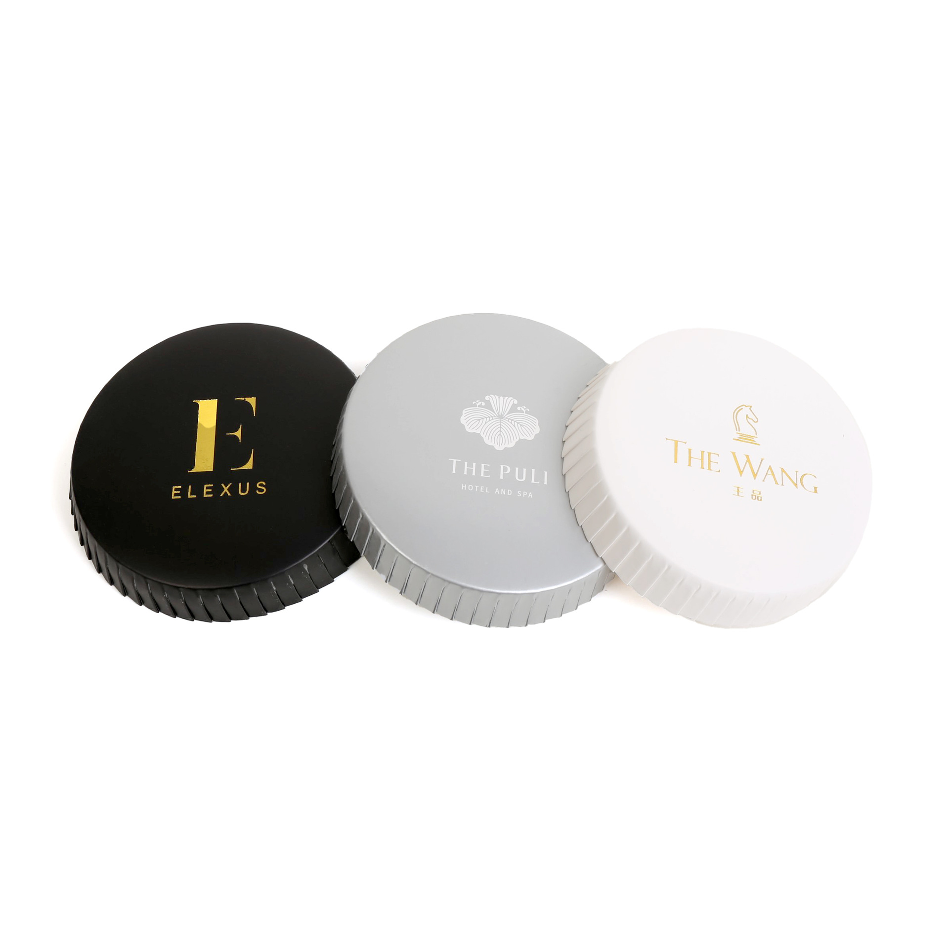 Hotel disposable cup lid paper printed logo hotel guest room B & B barber shop open-hole cup lid meeting room