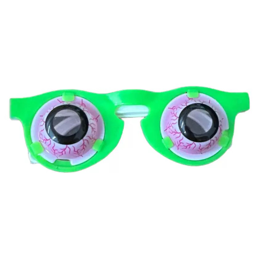 Halloween Party Horror Glasses Toy Gift Eyeball Tricky Blister Glasses Spoof Toy Glasses