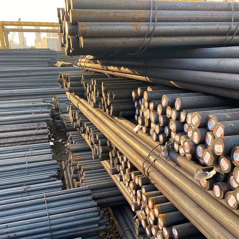 Manufacturer Wholesale Q235B Round Steel Hot-Rolled Low Alloy Round Steel Cold Drawn Round Steel Industrial Solid Round Rod Can Be Customized with Carbon Bonding