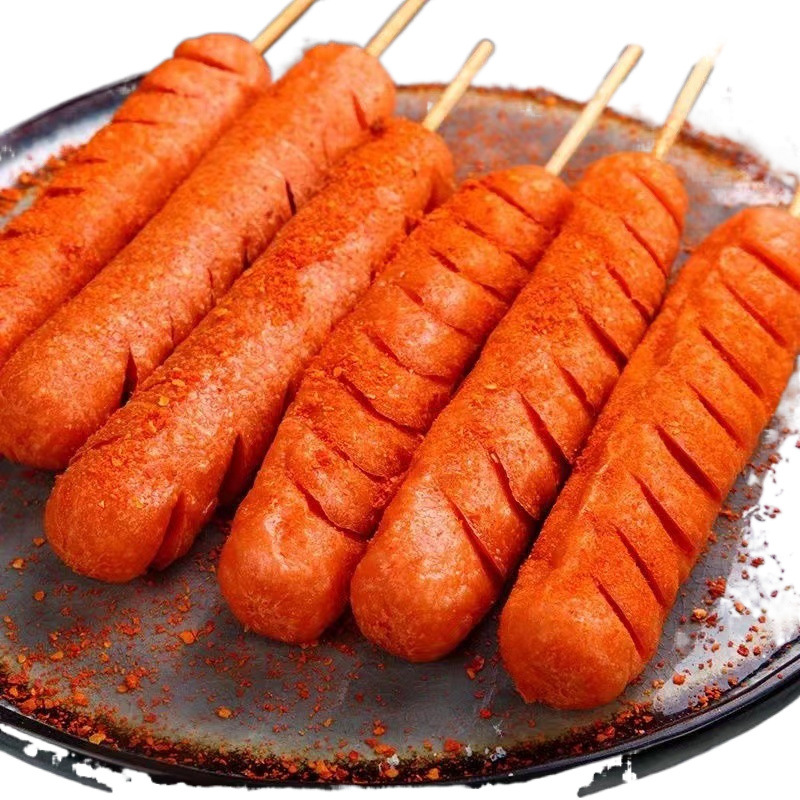 Starch Fried Baked Sausage Street Baked Sausage Ham Sausage Fried Sausage Noodles Net Red Crispy Sausage