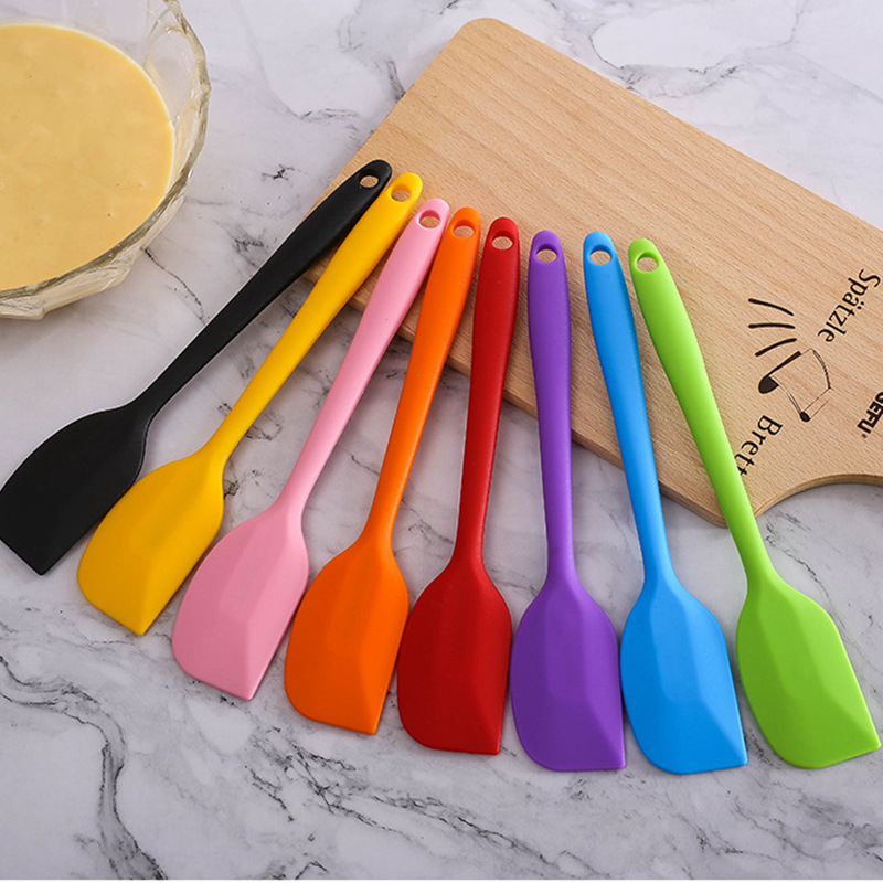 Прозрачный силиконовый скребок, скребок для крема, инструменты для выпечки, скребок для тортов, кухонные принадлежности для выпечки