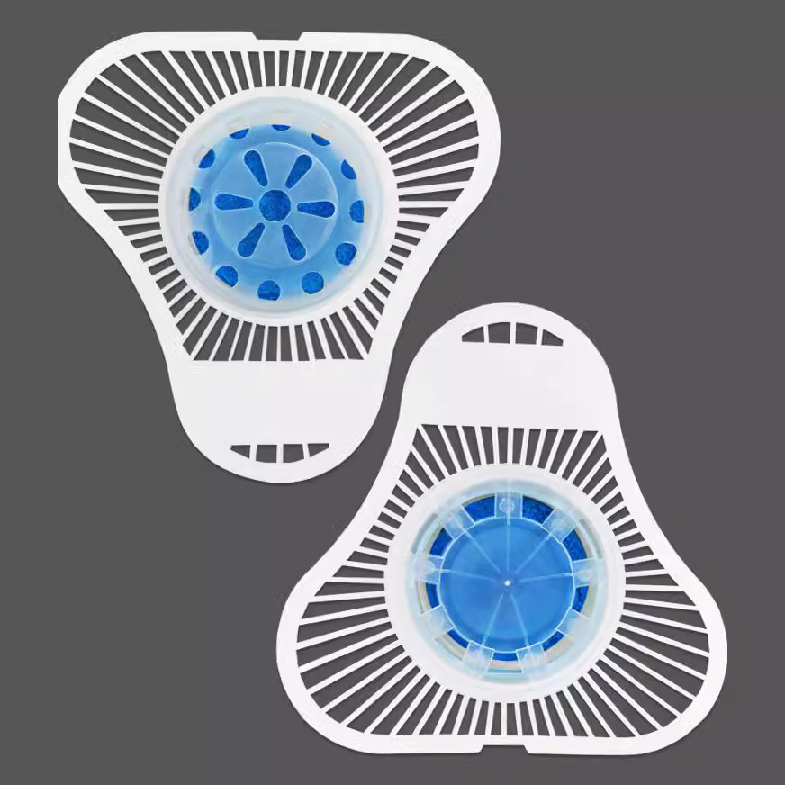 Men's Toilet urinal device urinal deodorant cleaning filter net solid aromatic toilet triangle block urinal incense block