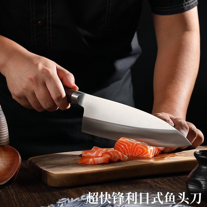 Japanese style fish head knife cooking sushi restaurant special bayonet knife suit western food salmon sashimi fillet blade