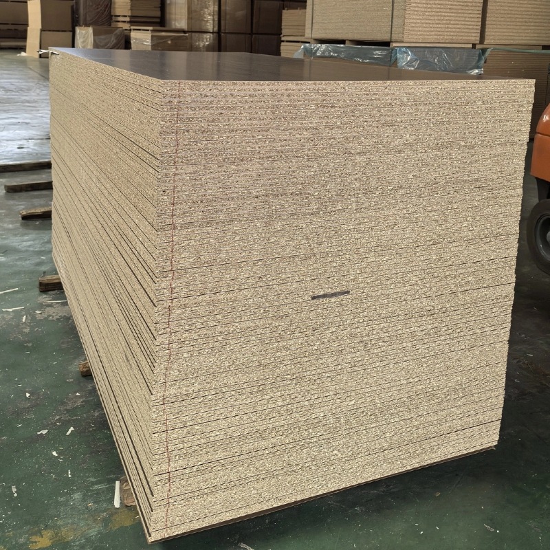 Solid Wood Particle Board Paint-Free Board Chipboard 15mm Melamine Veneer Walnut Furniture Wardrobe