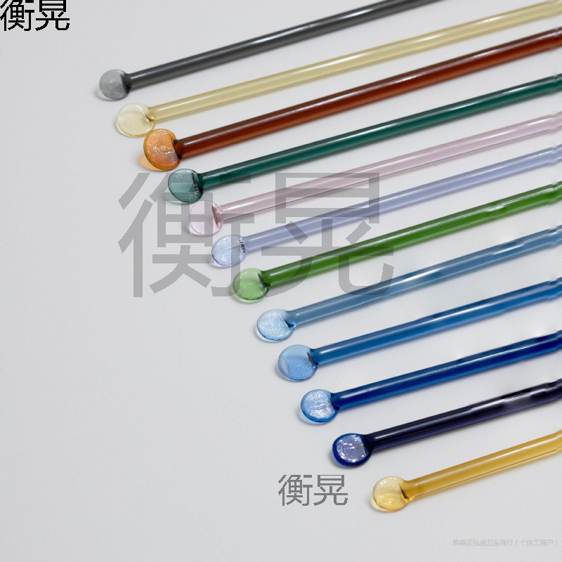 High Borosilicate Glass Rod Colored Glass Lamp Hard Material Can Be Fired for Lampwork DIY Raw Material Solid Colored Glass Rod