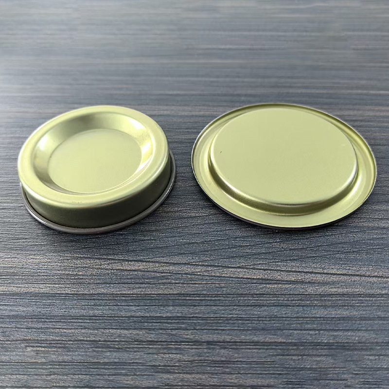Factory Direct Supply Pagoda Lid Two-Piece Set Plastic Can Lid Tea Milk Powder Rice Flour Tea Medicine Candy Can Tinplate Lid
