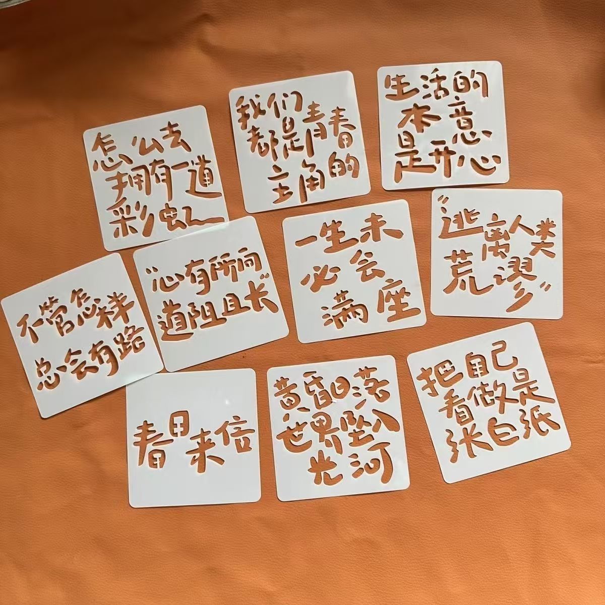 New Oil Pastel Nepalese Hand Ledger Hollow Painting for Children Organ Picture Board Graffiti Text Wholesale