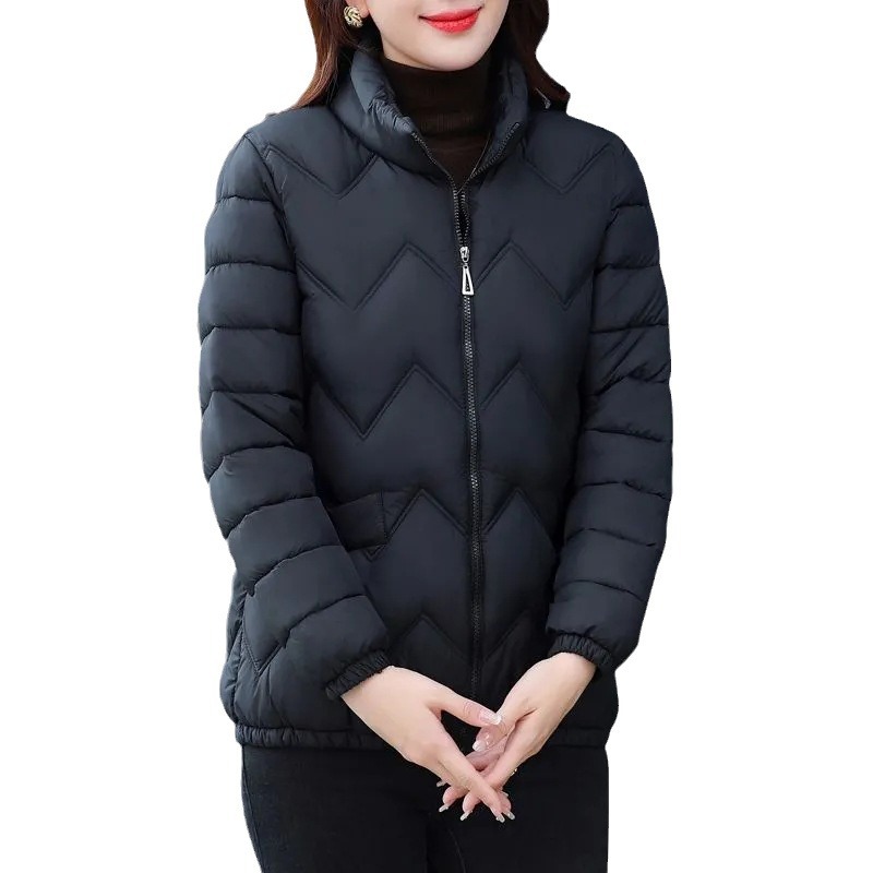 Winter mother's down jacket 2023 new short Stand Collar Coat Women's Korean-style thick loose down jacket Women's