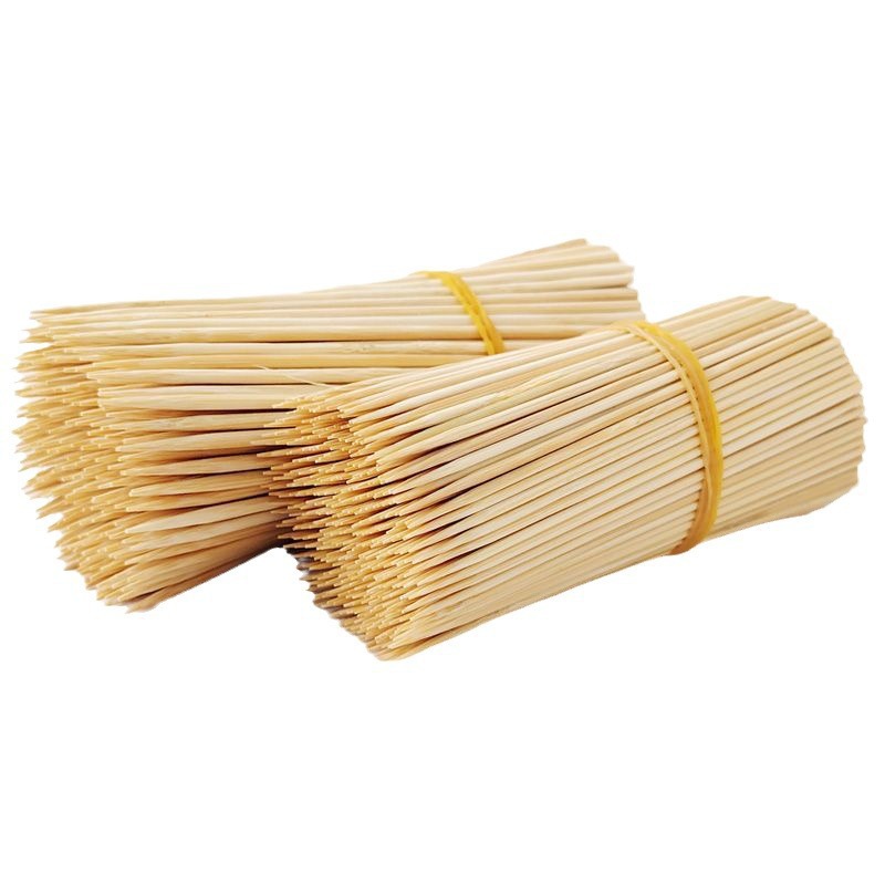 Commercial disposable barbecue bamboo sticks wholesale lettering string incense barbecue sticks roast sausage sticks candied haws sticks manufacturers