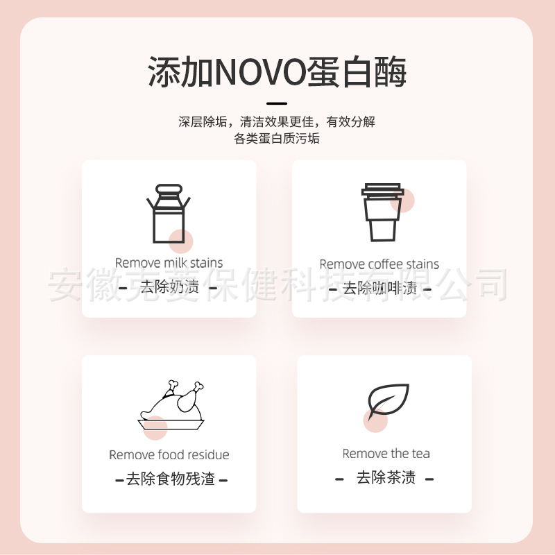 Jacquarin Orthodontic Cleaning Tablets Cleaning Braces Retainer Braces Cleaning Effervescent Tablets Cross-Border Popular Processing Wholesale