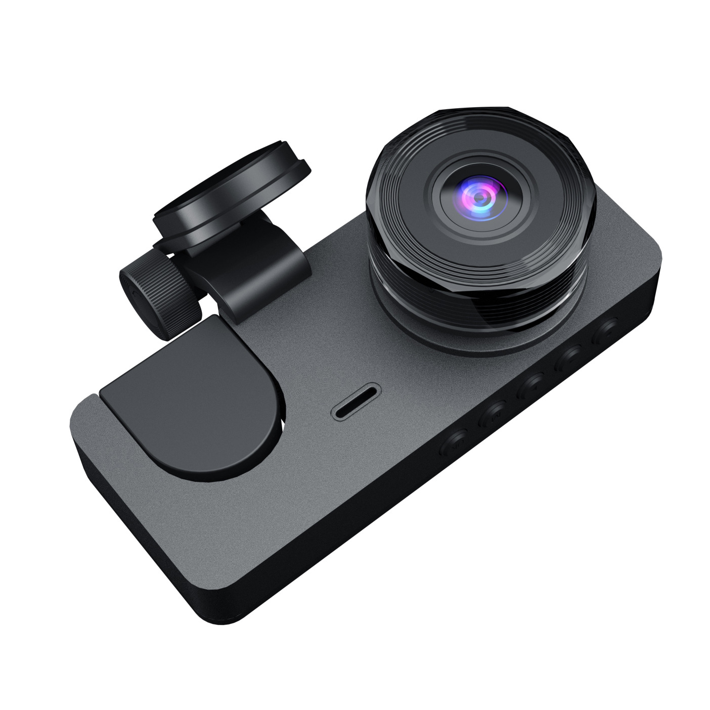 Car 3 camera three recording three lens driving recorder 3 dvr HD night vision 1080 with reversing image