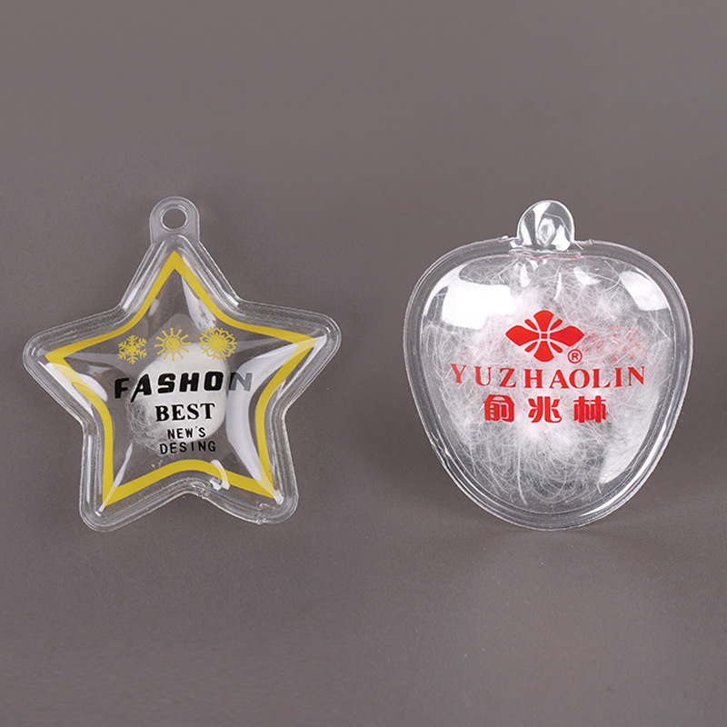 Factory direct supply PVC transparent inflatable bag cartoon men's and women's clothing down bag shaped filled down down trademark pendant