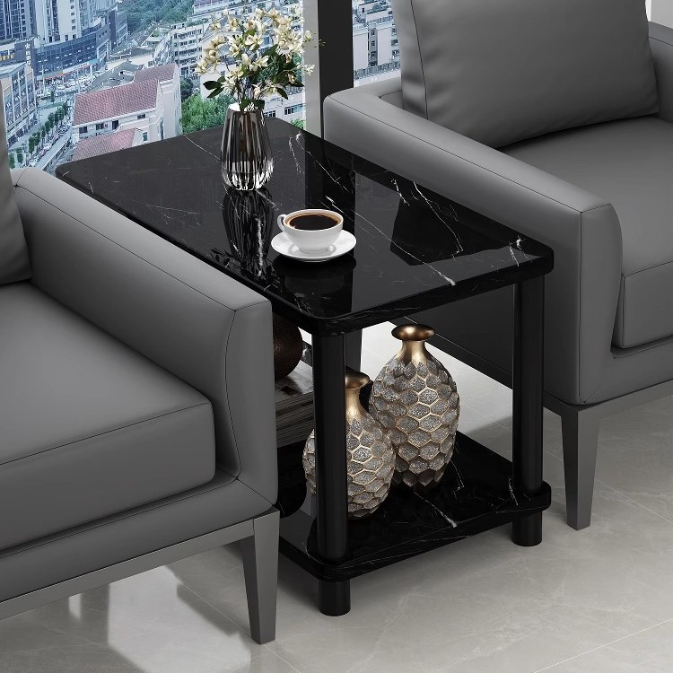 Маленький кофейный столик между диваном офисный боковой шкаф легкий люкс прямоугольный столик