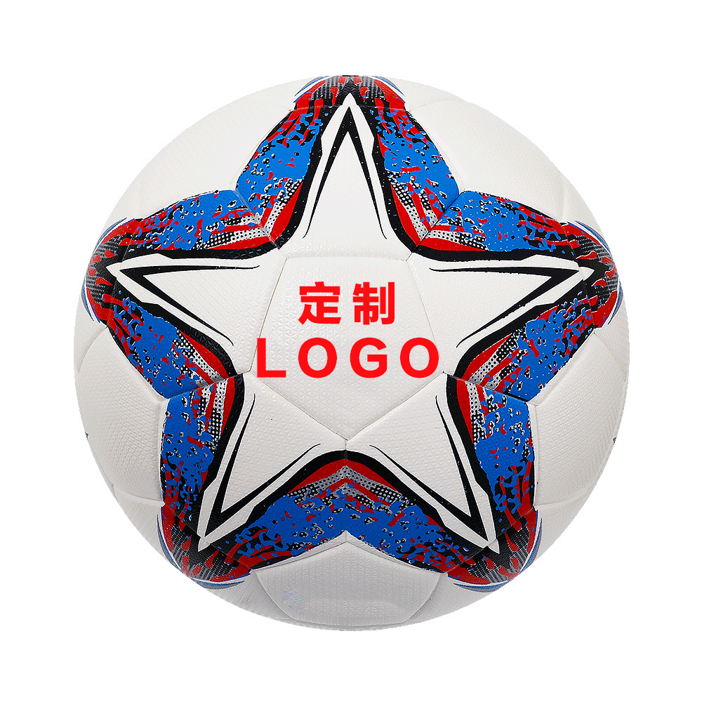 Pu Fit Football Adult Kidsren's Football No. 4 Football No. 5 Ball Factory Football Custom Cross-Border Football