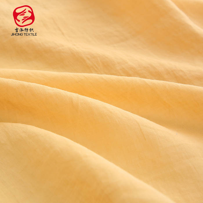 Ramie Sand Washed Fabric Washed Linen Sweat-Absorbent Breathable Linen Shirt Dress Washed Linen Pure Ramie