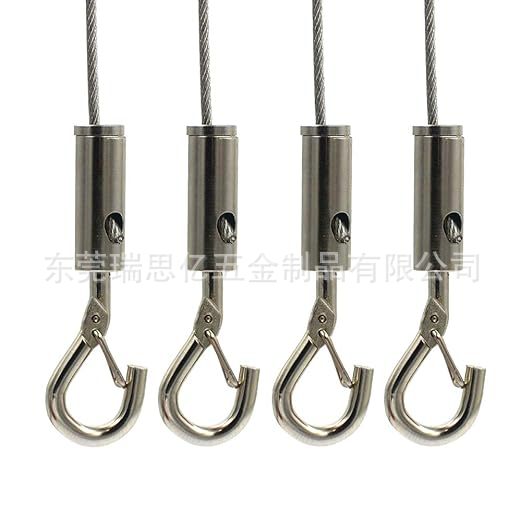 Thread Locking Hook, Hook Type Thread Locking Device, Adjustable Hook, Large Self-Locking Hook, Clothesline Hook, Art Exhibition Hanging Hook