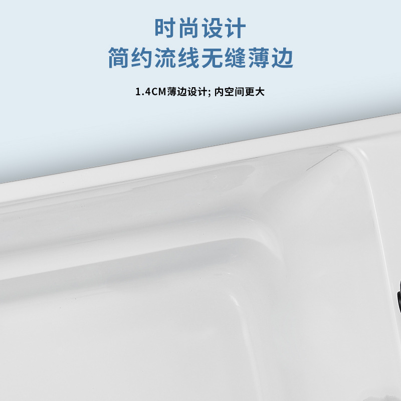 Bathtub Deep Soaking Japanese Bathtub Acrylic Bathtub Home Small Apartment Medicated Bathtub Hotel Seamless Massage Bathtub