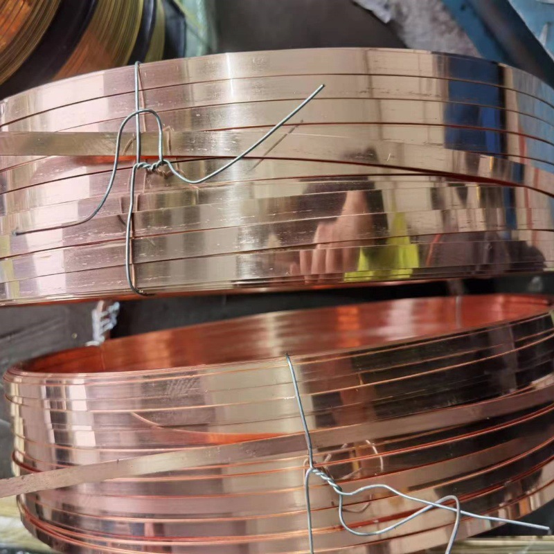 H65 H62 Brass Flat Wire T2 Copper Processing Lichi Factory Direct Sales Complete Specifications Factory Direct Sales