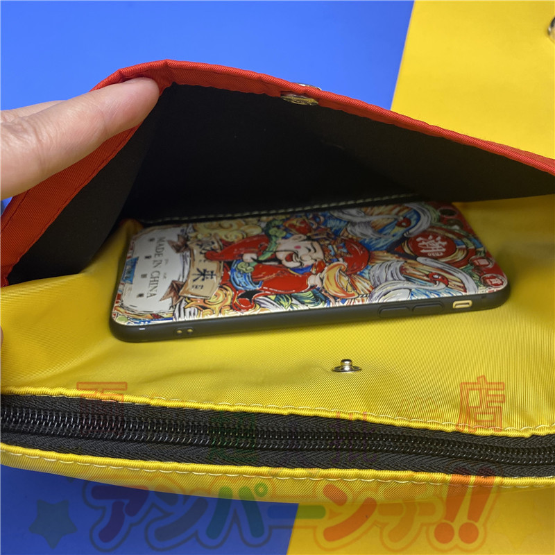 Japanese Bread Superman Bacteria Kid Harajuku Style Distinctive Canvas Bag Waist Bag Crossbody Bag Trendy Bag Shoulder Bag